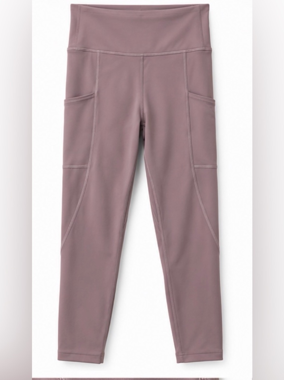 tentree Dusty Mauve High-Waist Pocket Leggings